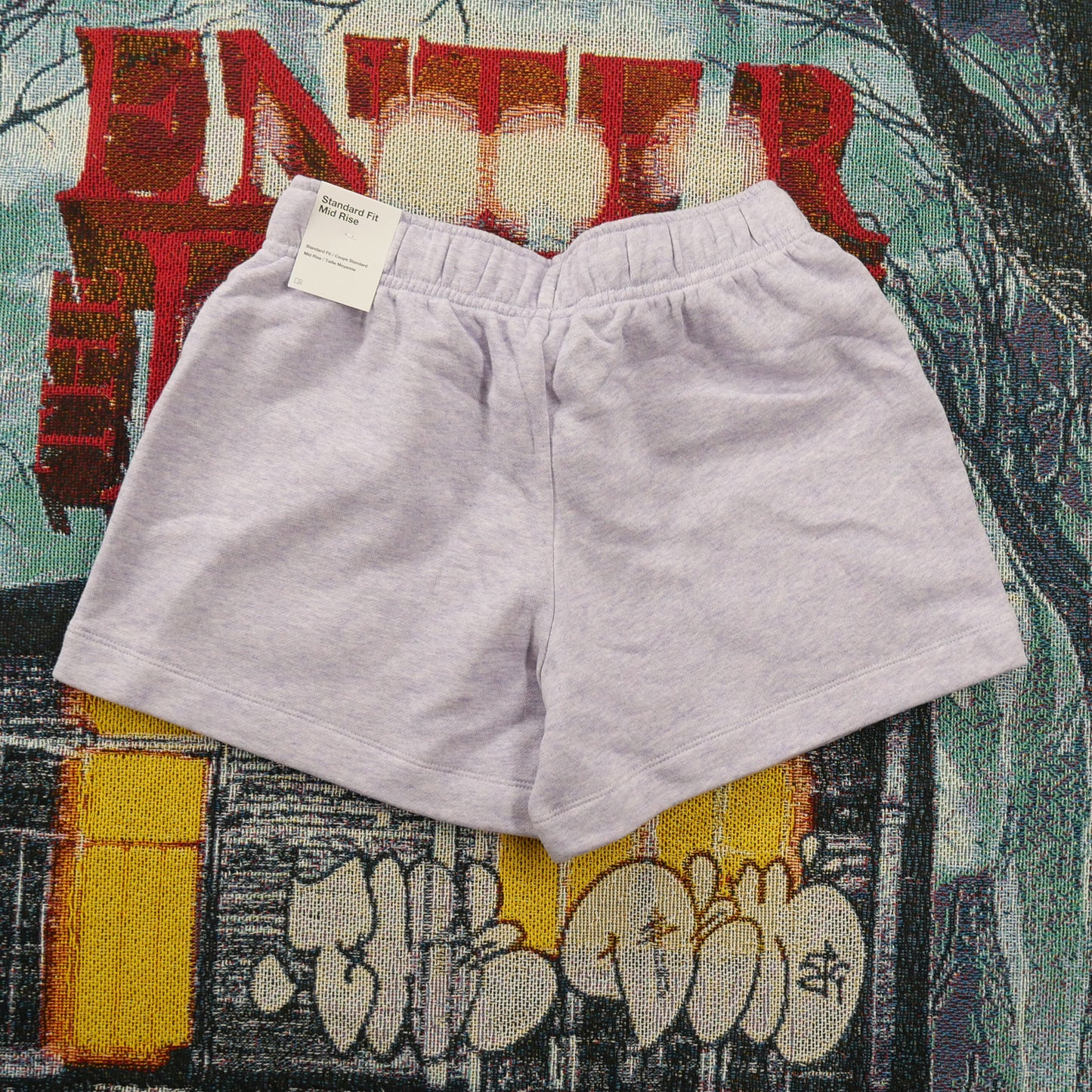 Nike Club Mid Rise Fleece Shorts (Purple)